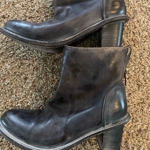 Grey Bed Stu leather booties size 7.5 women’s